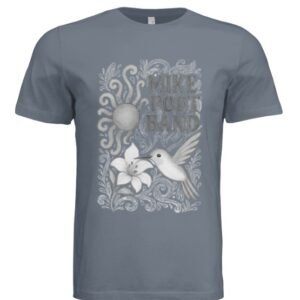 Mike Poot Band Flower/Bird Denim Blue Tee