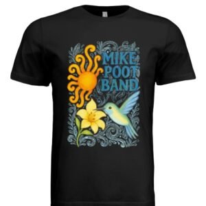 Mike Poot Band Flower/Bird Black Tee